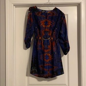 Navy long sleeve dress